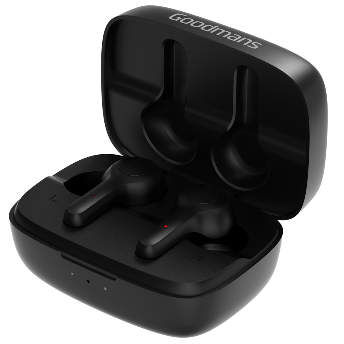 Goodmans True Wireless Solar Powered Earphones - Black