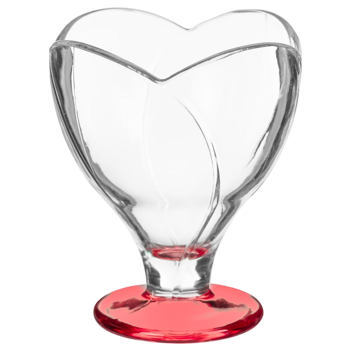 Daisy Bloom Dessert Bowl - Red