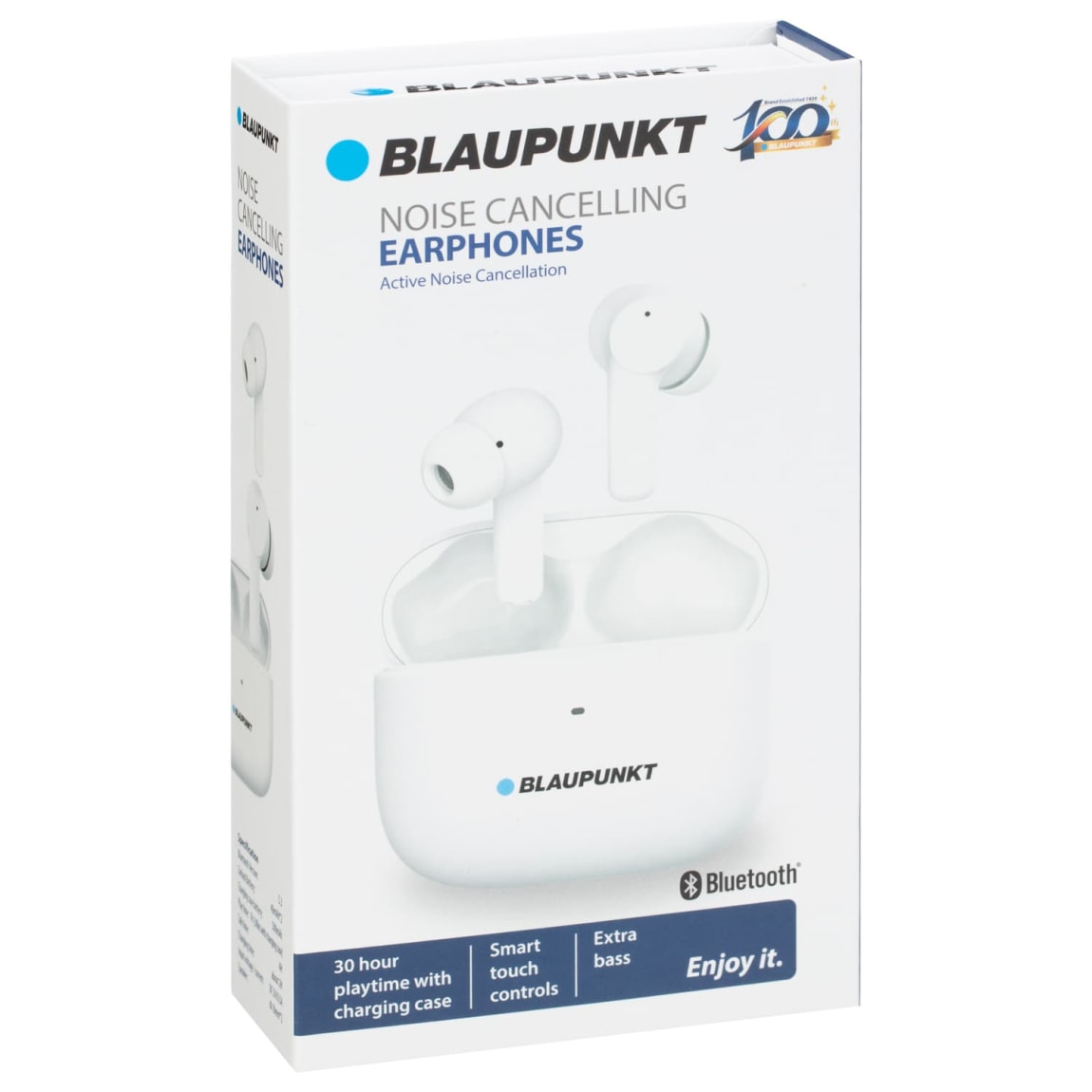 Blaupunkt Noise Cancelling Earphones - White