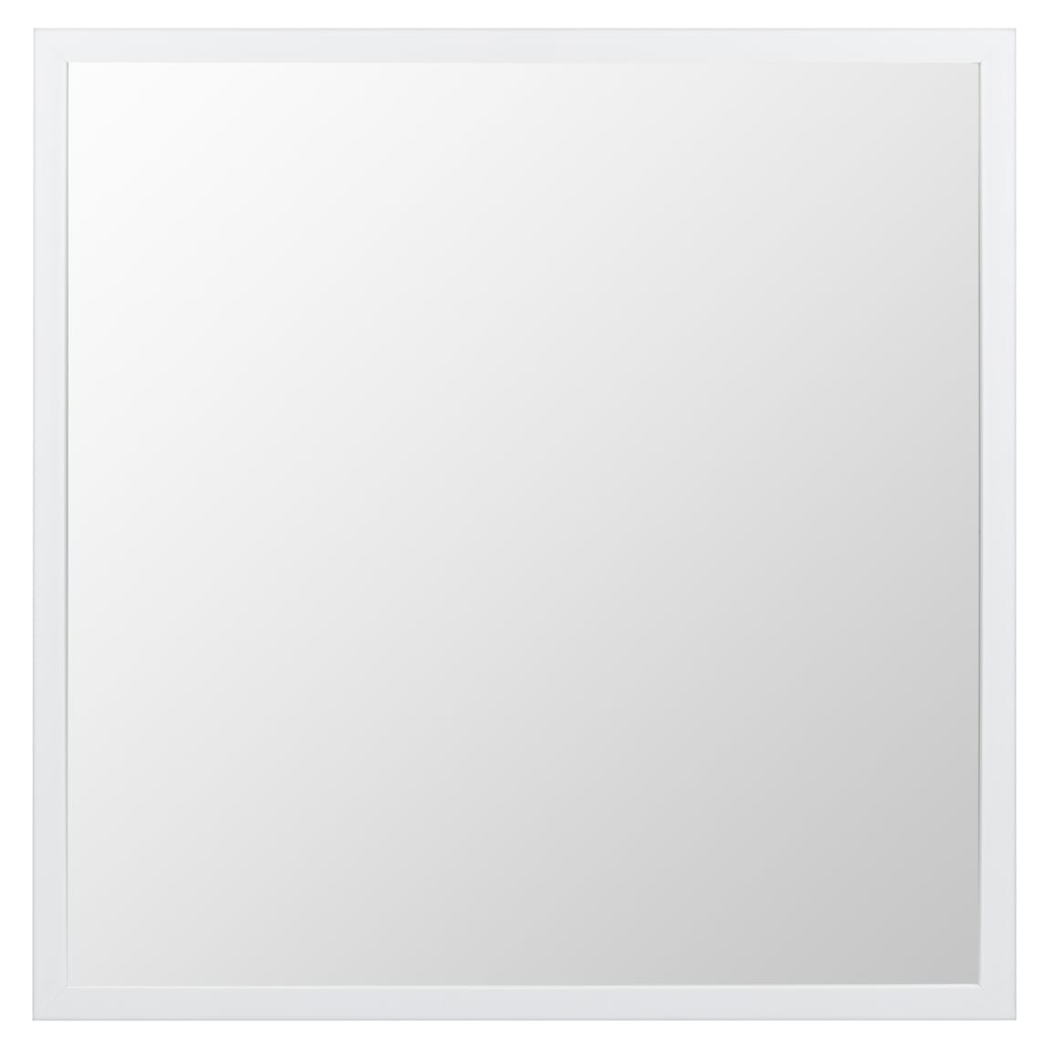 Simply Everyday Slim Square Frame Mirror 55cm - White