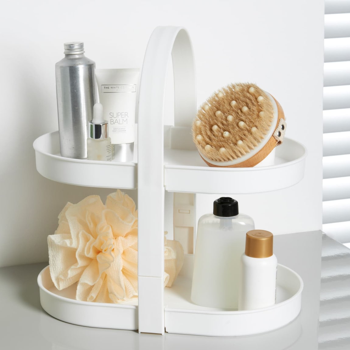 Simply Everyday 2 Tier Storage Caddy - White