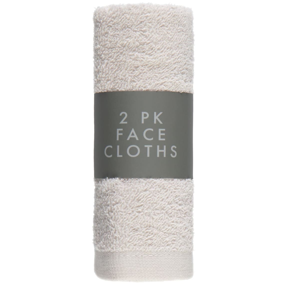 Face Cloths 2pk - Natural