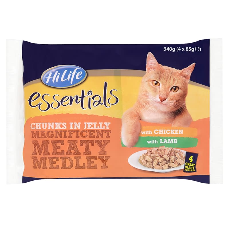HiLife Essentials Chunks in Jelly 4pk - Chicken & Lamb