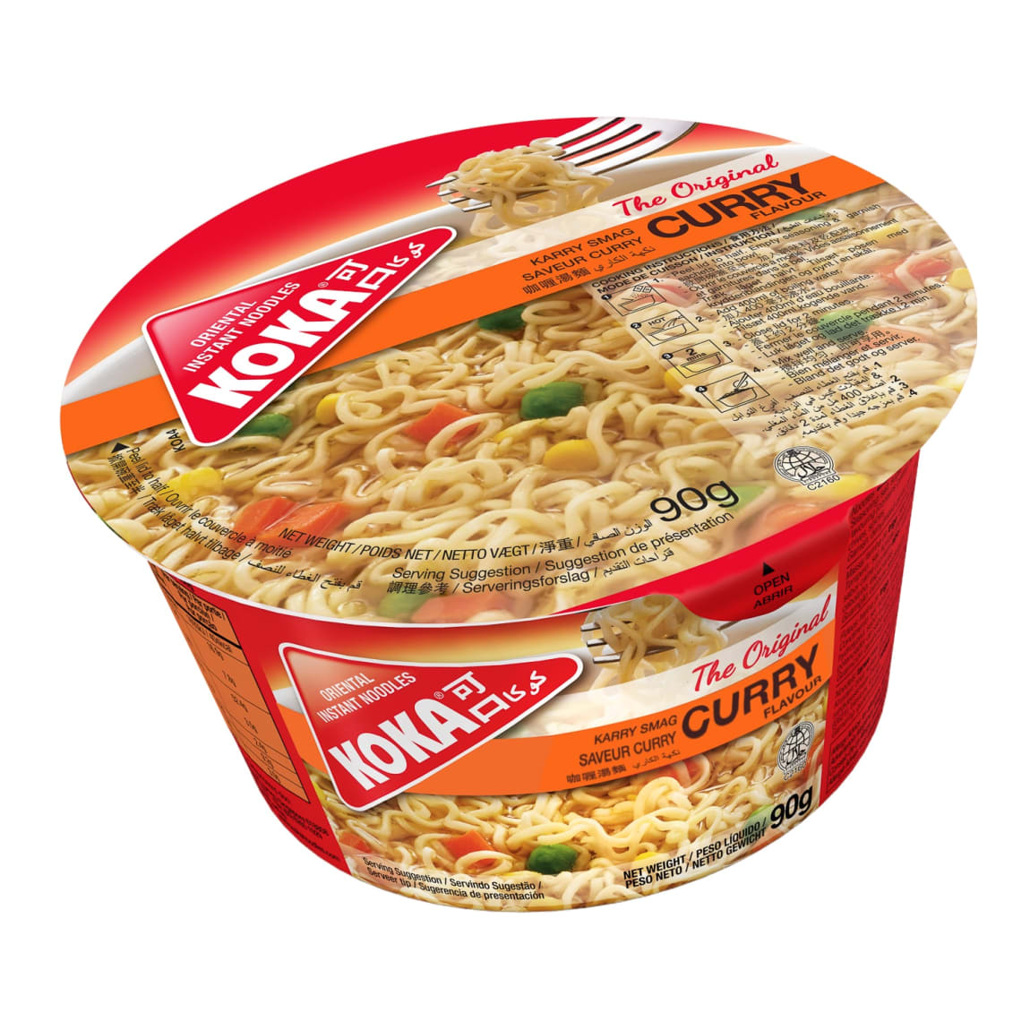 Koka Noodles Curry Flavour 90g