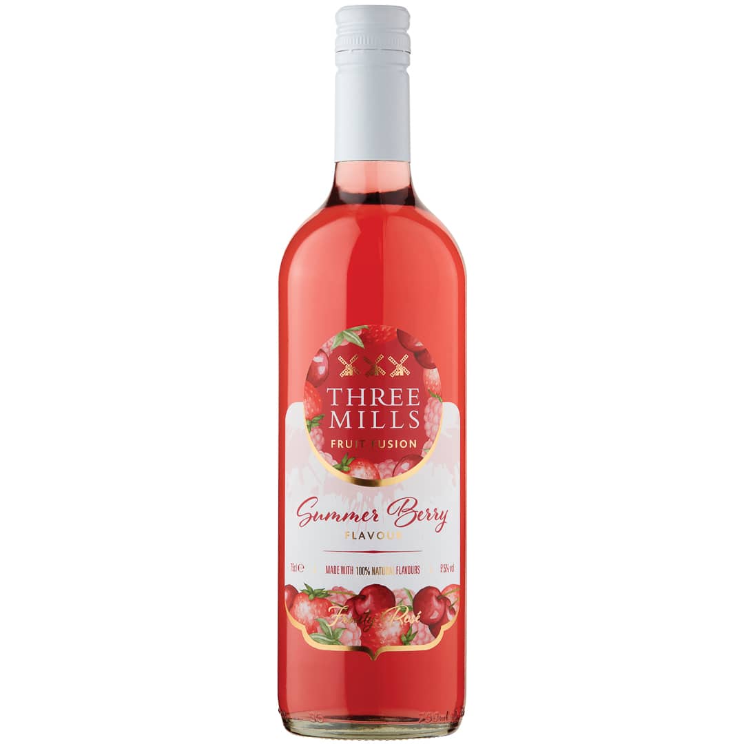 Three Mills Fruit Fusion Wine 75cl - Summer Berry