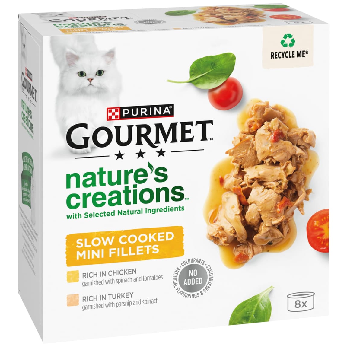 Purina Gourmet Nature's Creation Slow Cooked Mini Fillets 8pk