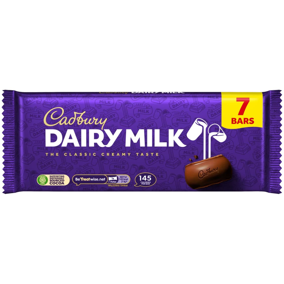 Cadbury Dairy Milk Bars 7pk