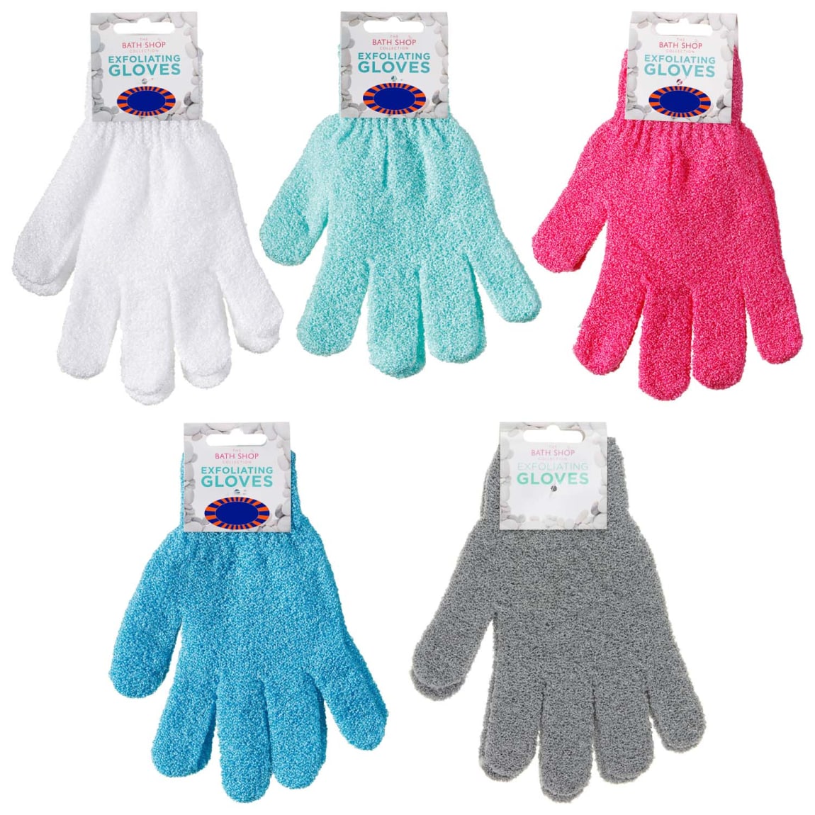 Exfoliating Bath Gloves - Assorted