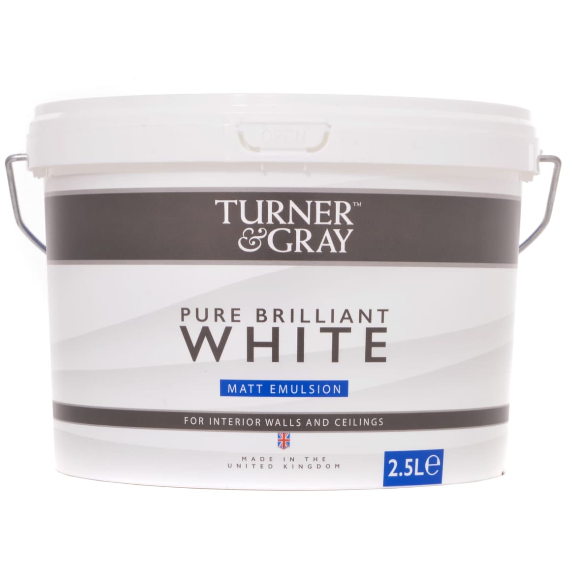 Turner & Gray Matt Paint 2.5L - Brilliant White