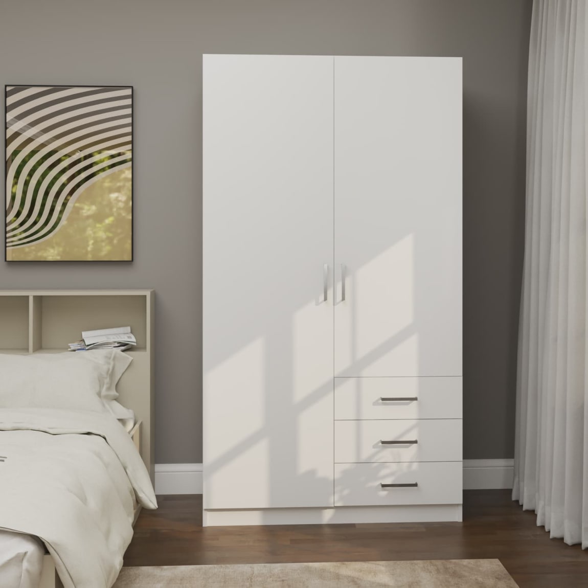 Andorra 2 Door 3 Drawer Wardrobe