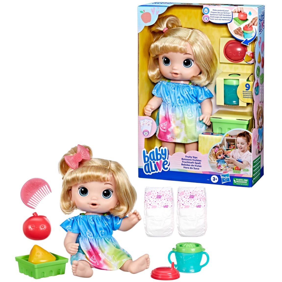 Baby Alive Fruity Sips Apple Doll