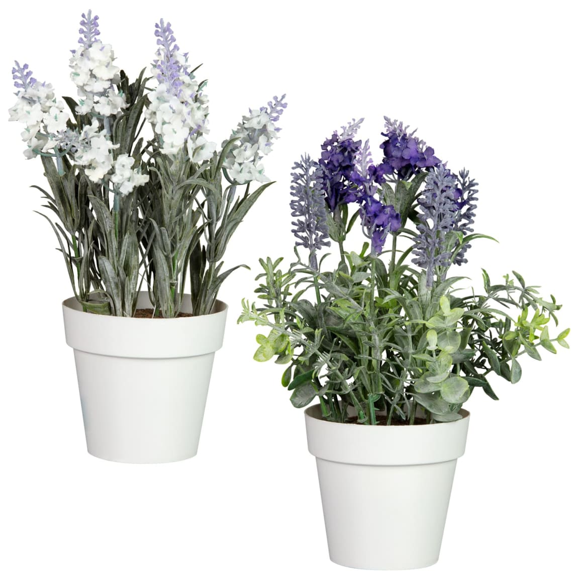 Artificial Lavender In Pot - Assorted