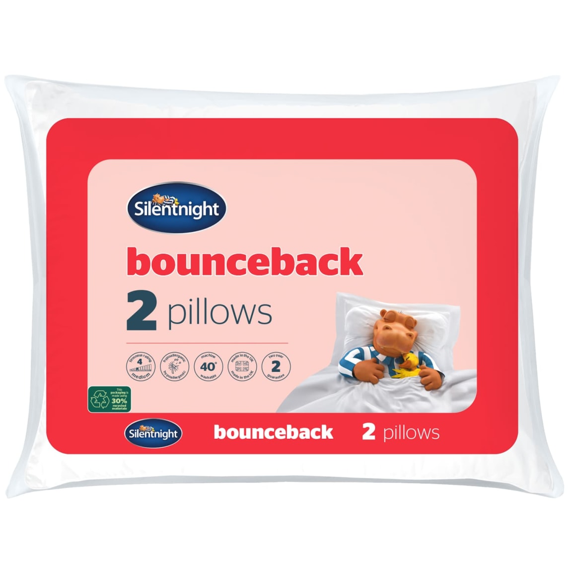 Silentnight Bounceback Pillow Pair