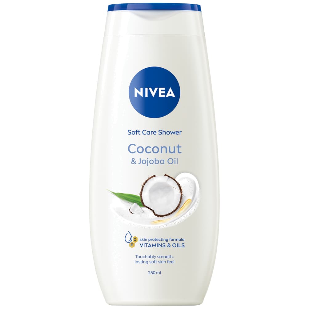 Nivea Shower Cream 250ml - Coconut & Jojoba Oil