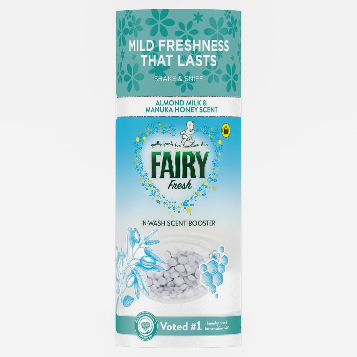 Fairy In Wash Scent Booster 155g - Almond Milk & Manuka Honey