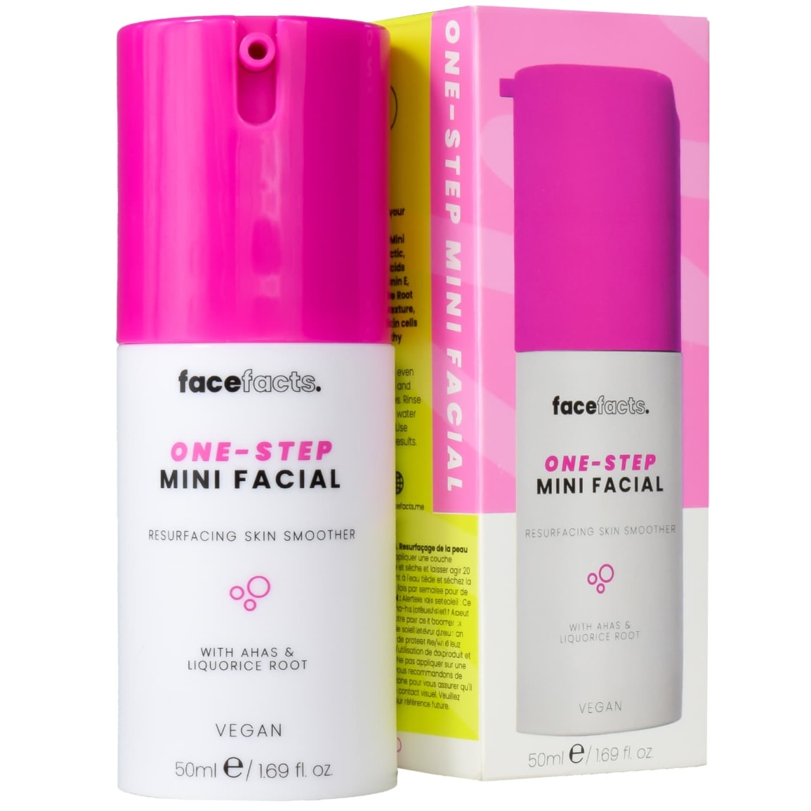 Face Facts One-Step Mini Facial 50ml - Ahas & Liquorice Root