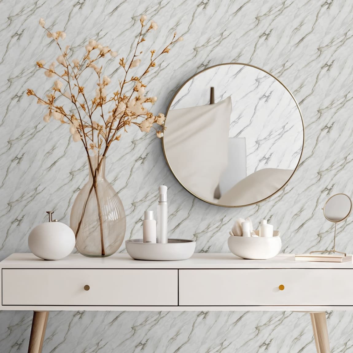 Ravenna Grey & Gold Wallpaper