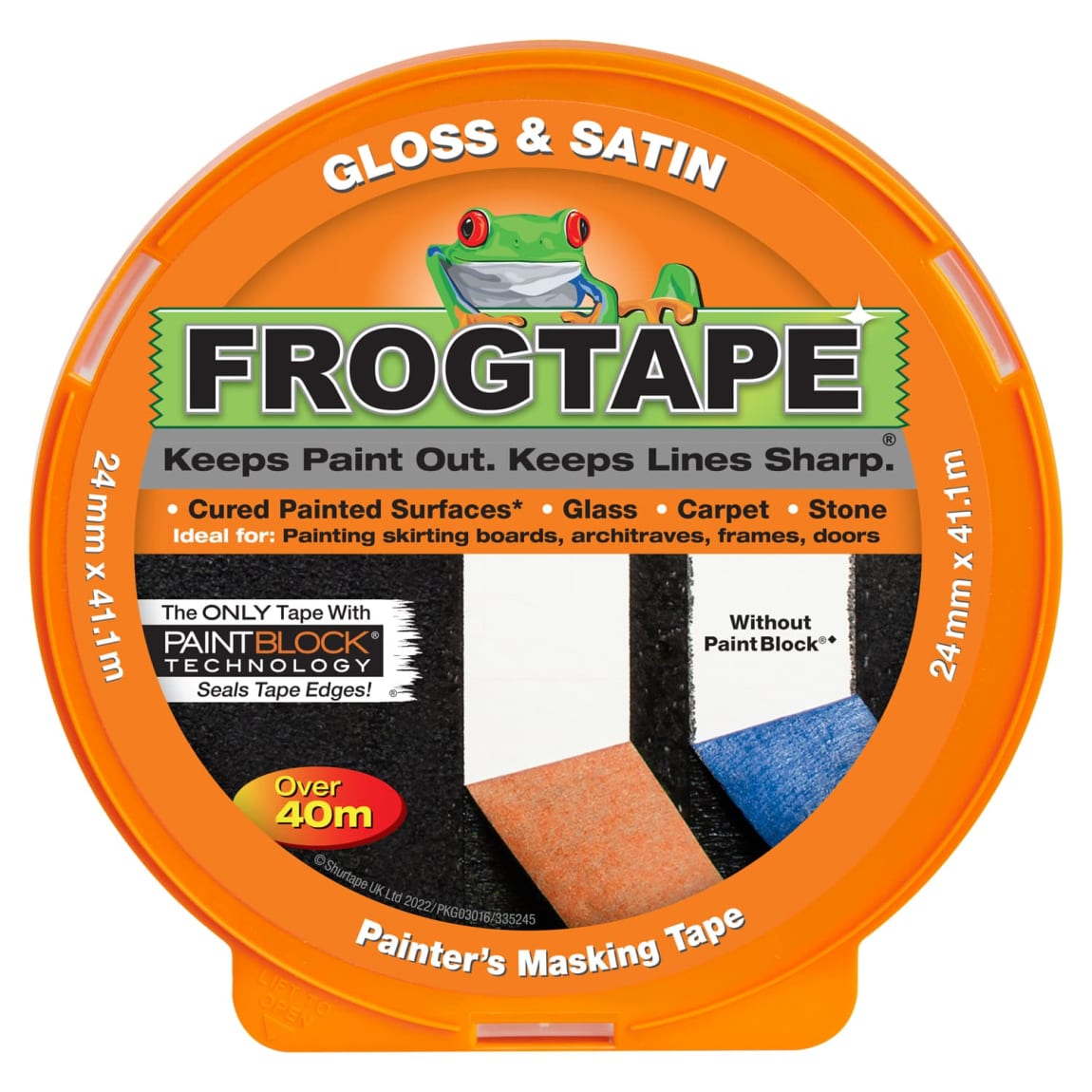 Frogtape Painters Masking Tape Gloss & Satin 24mm x 41.1m