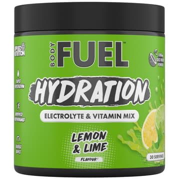 Bodyfuel Hydration Electrolyte & Vitamin Powder 210g - Lemon & Lime