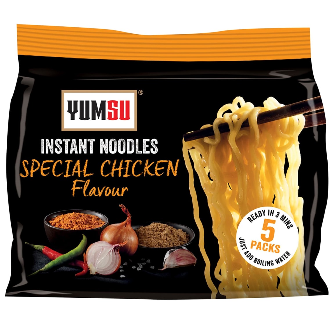 Yumsu Instant Noodles Special Chicken Flavour 5pk
